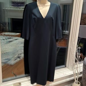 Fine wool dark green Lafayette dress.